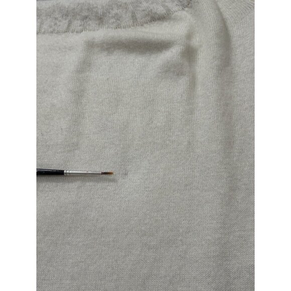Vineyard Vines Ivory Fair Isle Women’s Crewneck Sweater Size M - Picture 7 of 7